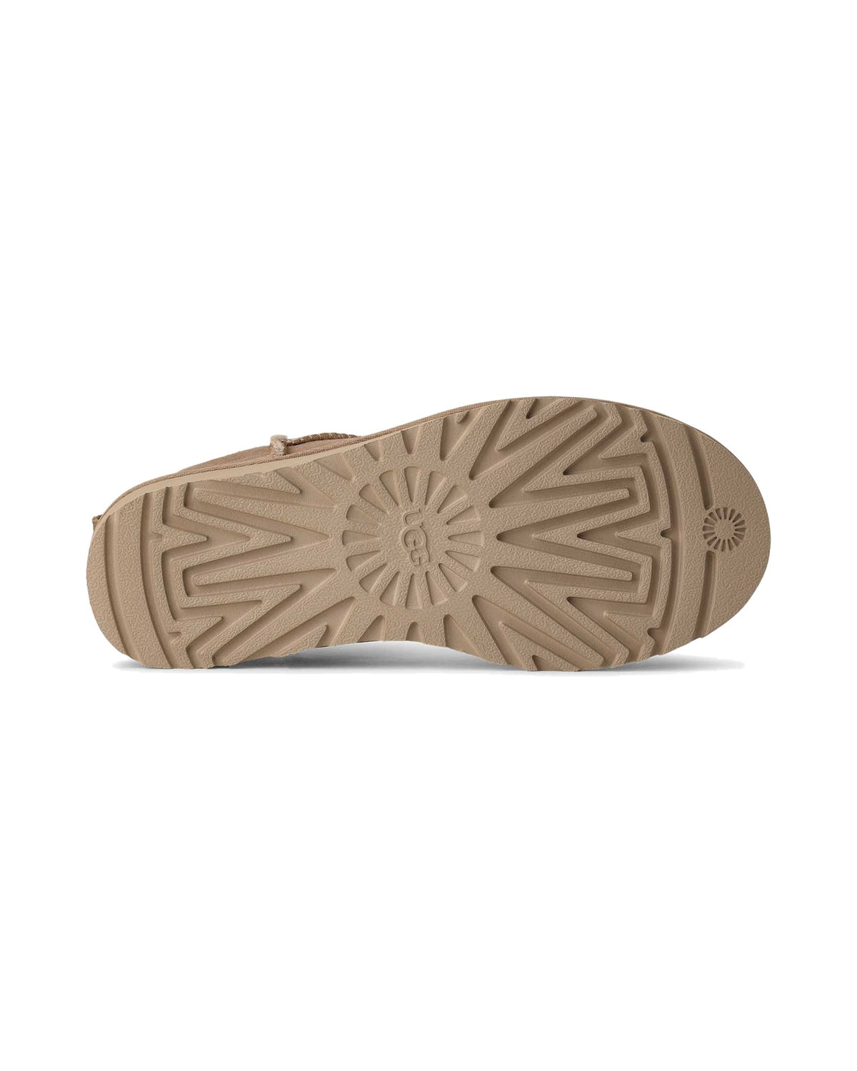 Stivaletto basso UGG Classic Ultra Mini in pelle scamosciata, colore Sand, immagine 7 di 7