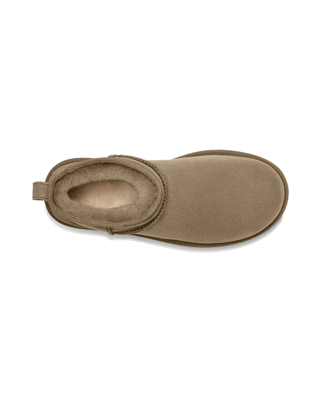 Stivaletto basso UGG Classic Ultra Mini in pelle scamosciata, colore Antilope, immagine 5 di 6