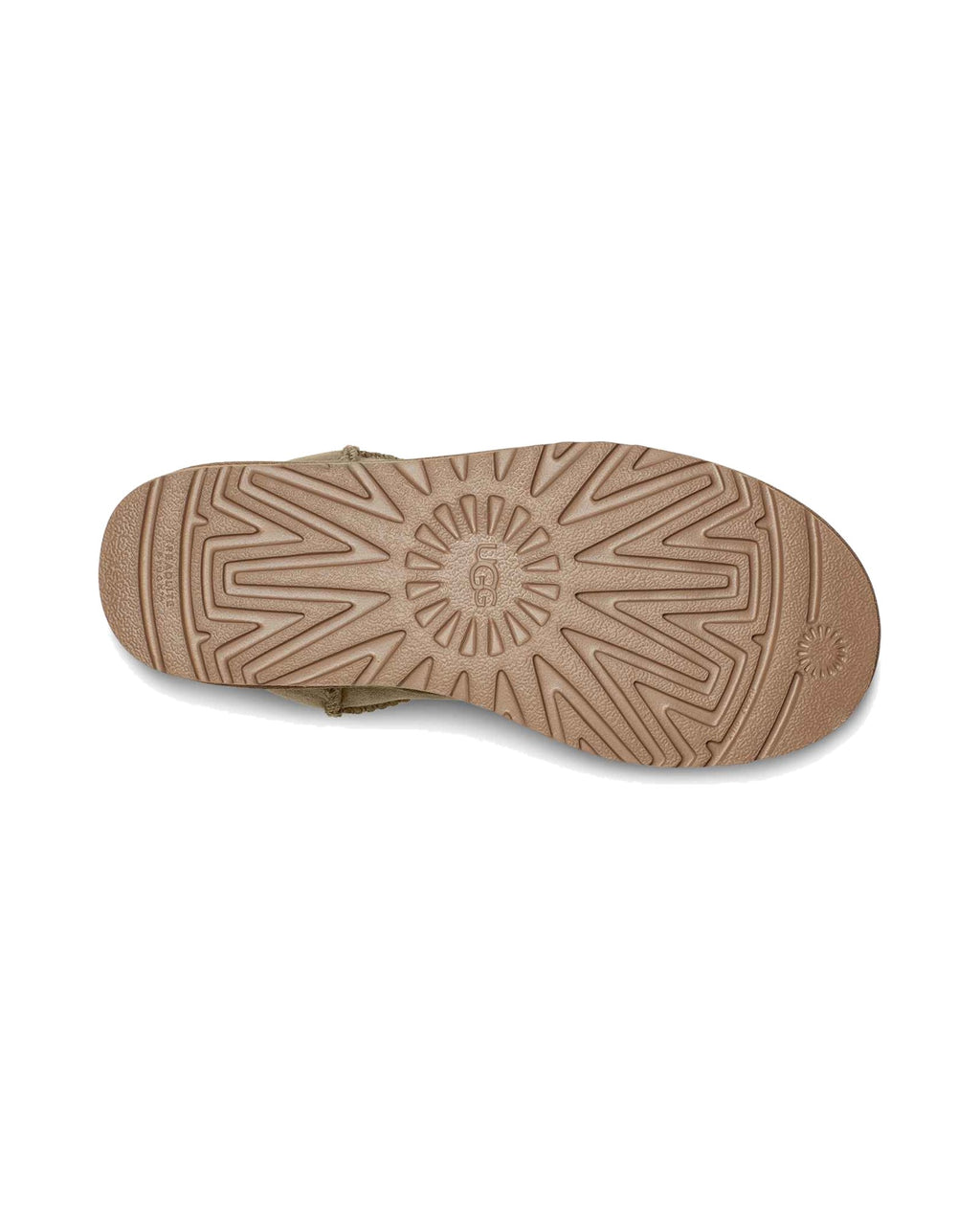 Stivaletto basso UGG Classic Ultra Mini in pelle scamosciata, colore Antilope, immagine 6 di 6