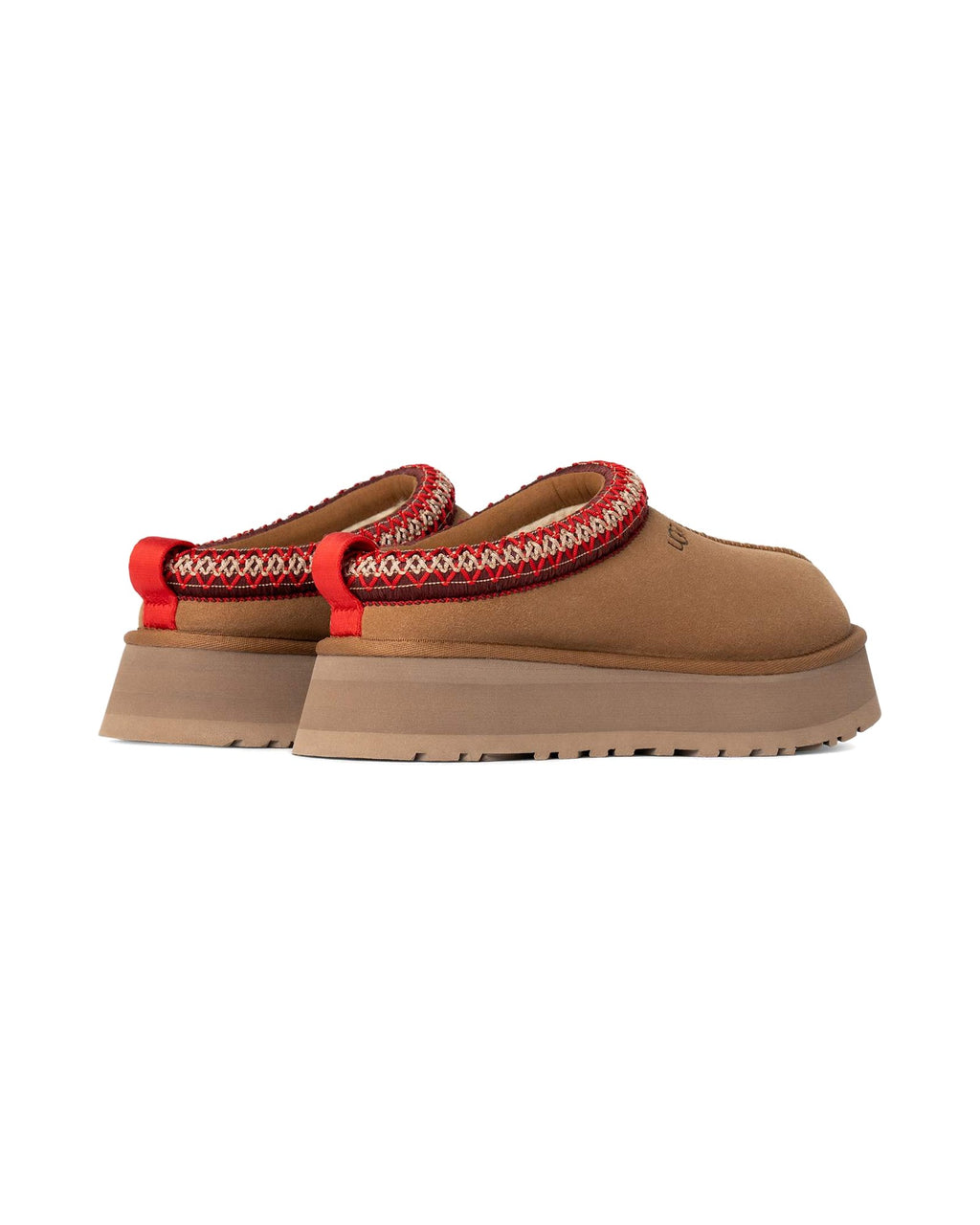 Pantofola slip-on UGG Tazz in pelle scamosciata, colore Chestnut, immagine 2 di 5