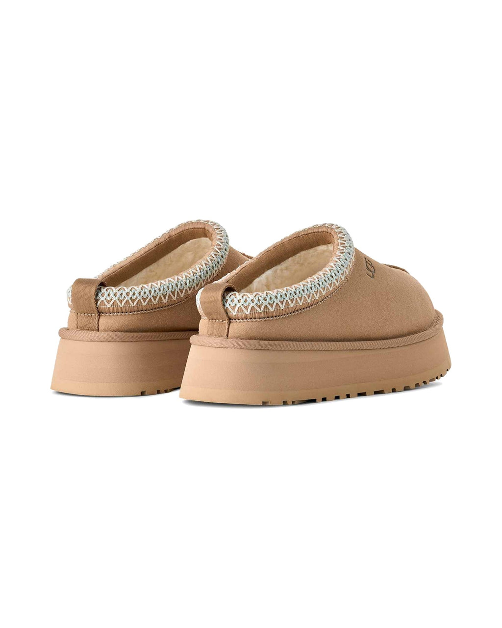Pantofola slip-on UGG Tazz in pelle scamosciata, colore Sand, immagine 2 di 6